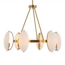  21379 - Uttermost Oviform 6 Light Round Chandelier