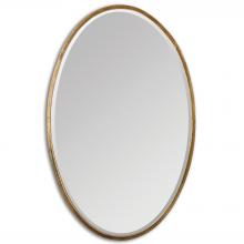  12894 - Herleva Gold Oval Mirror