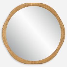  09960 - Salina Round Bamboo Mirror