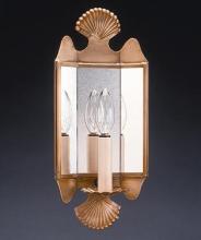  126-DAB-LT1-PM - Mirrored Wall Sconce Crimp Top And Bottom Dark Antique Brass 1 Cnadelabra Socket Plain Mir