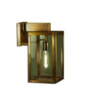  7517-DB-MED-CLR - Midtown Small Wall Bracket Dark Brass Medium Base Socket Clear Glass