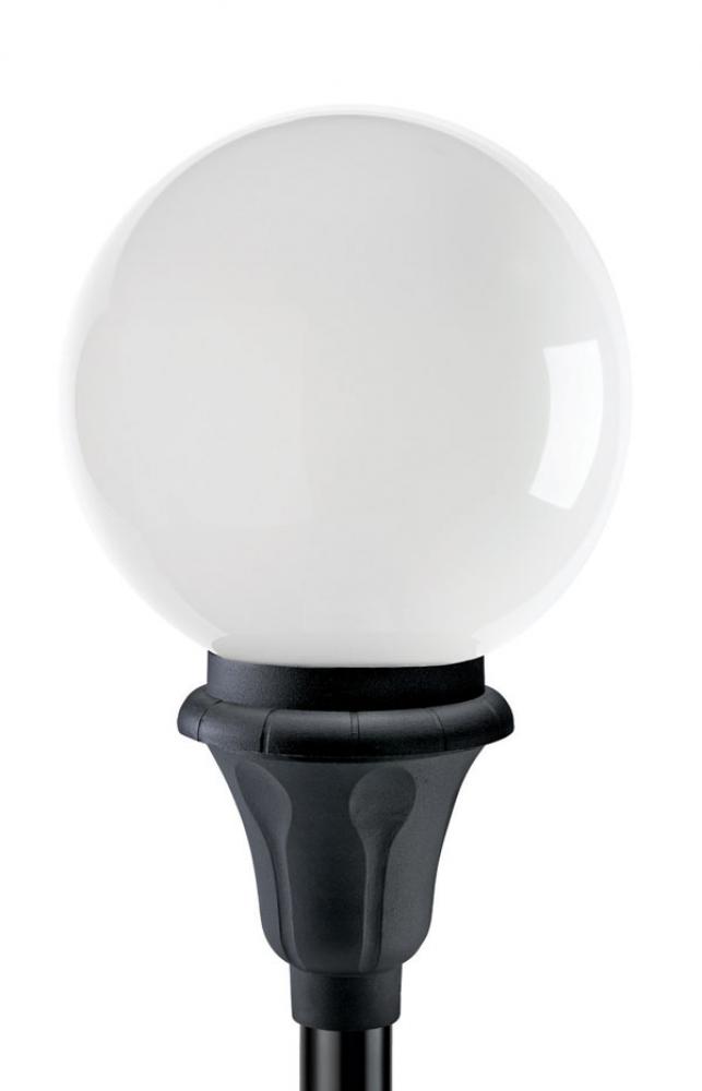PARK PLACE, STYLE "A"  BLACK, CLEAR GLOBE 18", SOCKET ONLY
