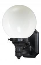  S26SL-BK - EVERSTONE WALL LANTERN BLACKSTONE W/OPAL LENS