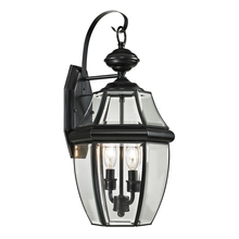  8602EW/60 - Thomas - Ashford 21'' High 2-Light Outdoor Sconce - Black