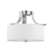  SL860978 - Thomas - Pendenza 15.25'' Wide 2-Light Flush Mount - Brushed Nickel