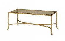  4057 - Gilt Twist Bronze Cocktail Table