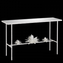  4000-0167 - Sisalana White Console Table