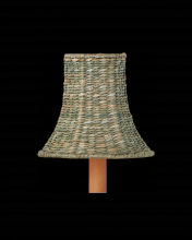  0900-0042 - Bell Light Teal Chandelier Shade