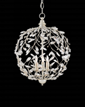  9000-0076 - Crystal Bud Silver Orb Chandel