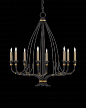  9000-0214 - Folgate Small Black Chandelier