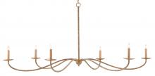  9000-0757 - Saxon Large Tan Chandelier