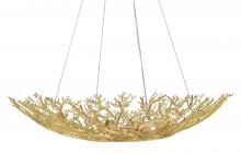  9000-0780 - Sea Fan Gold Bowl Chandelier