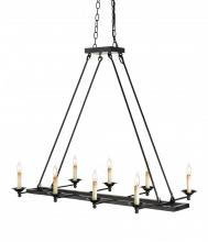  9816 - Houndslow Black Rectangular Chandelier