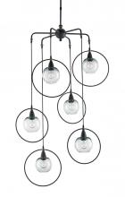  9869 - Moorsgate Black Multi-Pendant