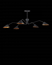  9000-1125 - Serpa Black Chandelier